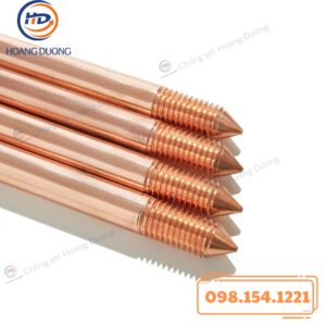cọc tiếp địa mạ đồng