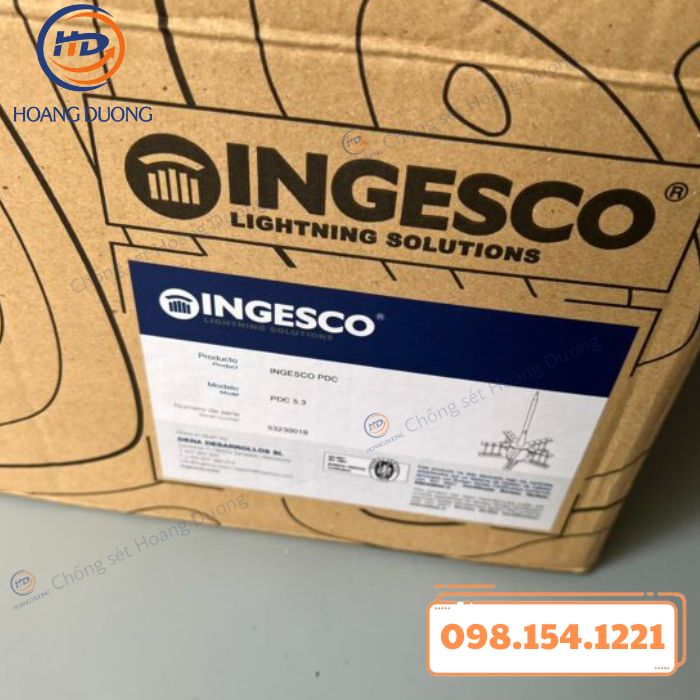 kim thu sét ingesco pdc 5.3 (2) kim thu sét ingesco pdc 5.3