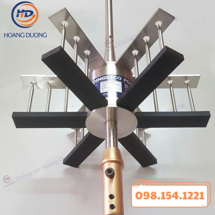 kim thu sét ingesco pdc 6.3 (2) kim thu sét ingesco pdc 6.3