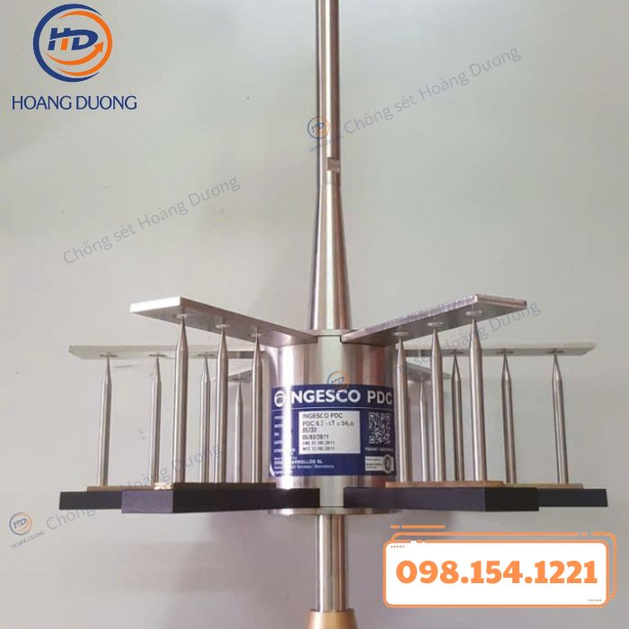 kim thu sét ingesco pdc 6.3 (4) kim thu sét ingesco pdc 6.3