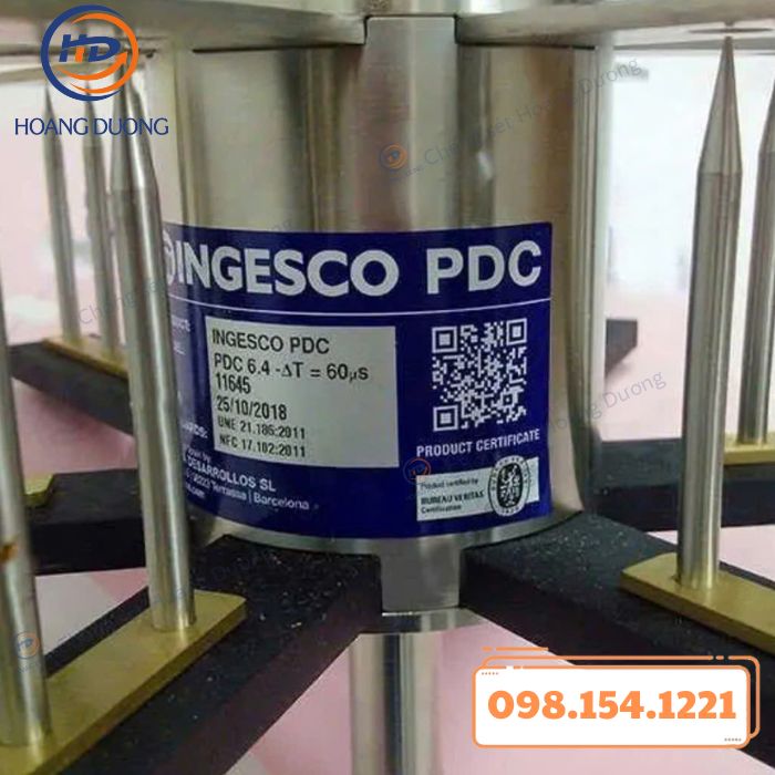 kim thu sét ingesco pdc 6.4 (2) kim thu sét ingesco pdc 6.4