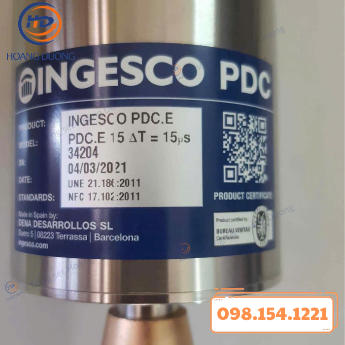 kim thu sét ingesco pdc e15 (2) kim thu sét ingesco pdc e-15