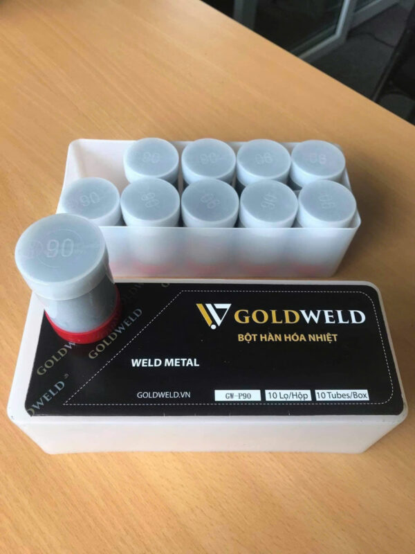 Hình ảnh thực tế thuốc hàn hóa nhiệt goldweld