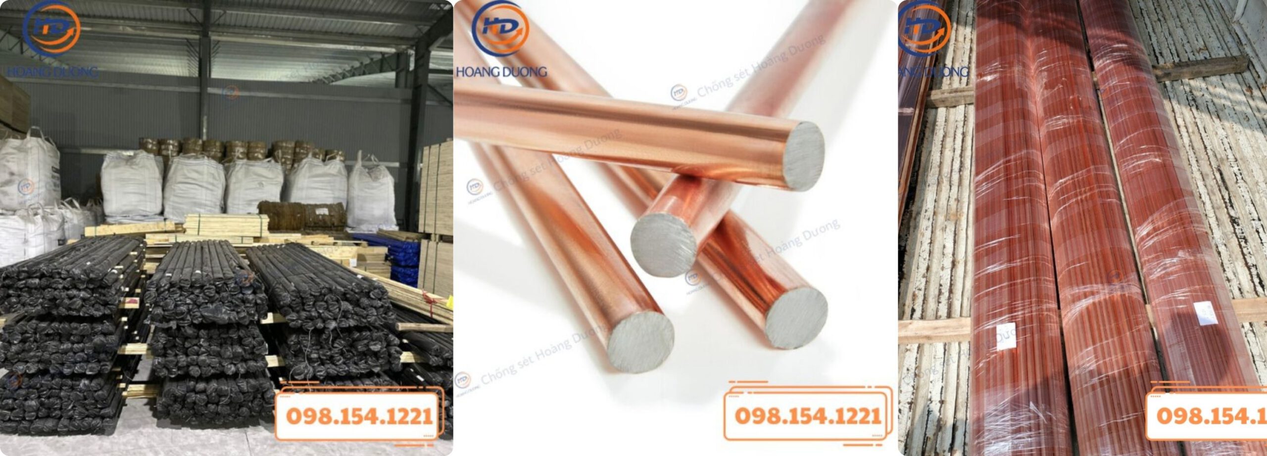 cọc tiếp địa đồng