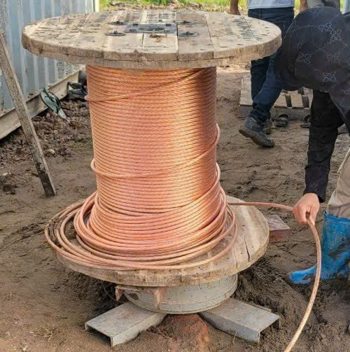 cáp đồng trần 70mm2