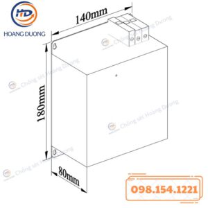 Thiết Bị Cắt Lọc Sét 1 Pha GLOBAL PLP120-F60 HDC