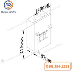 Thiết Bị Cắt Sét 1 Pha GLOBAL TDS160 HDC