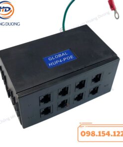 Thiết Bị Chống Sét Lan Truyền Mạng Lan GLOBAL HUB4-POE HDC