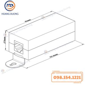 Thiết Bị Chống Sét Chống Lan Truyền Mạng Lan GLOBAL PLVLAN-POE HDC